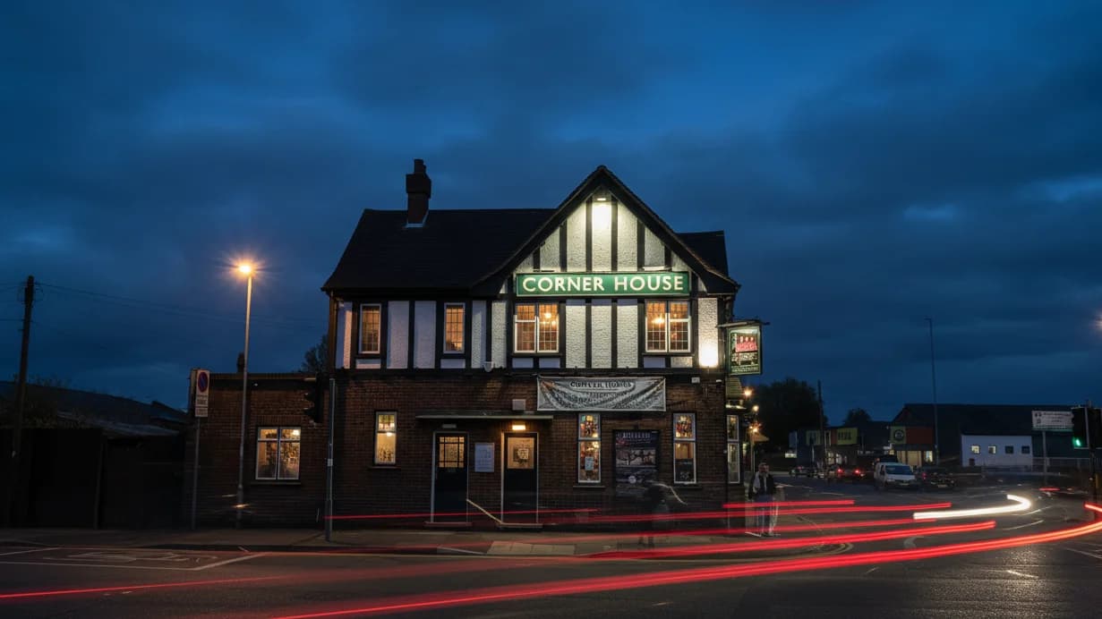 Exterior photograph of The Corner House in Cambridge
