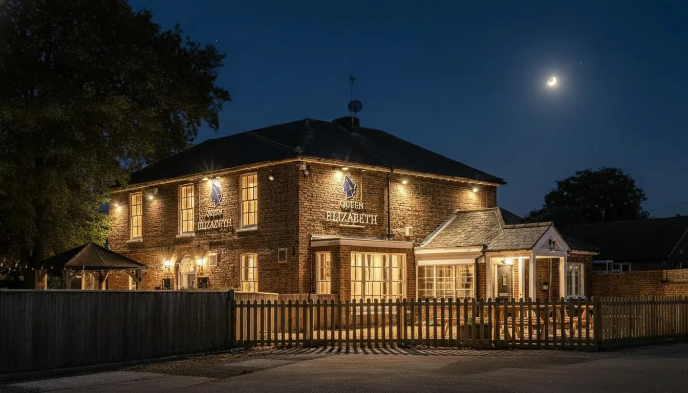 Exterior photograph of The Queen Elizabeth in King's Lynn